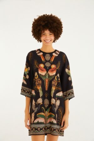 Vestido T-Shirt Recanto dos Pássaros