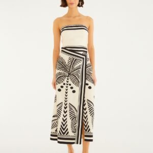 Vestido Cropped Listras Tropical FARM