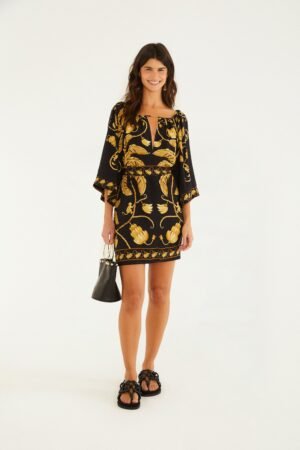 Vestido Curto Ourinho Tropical