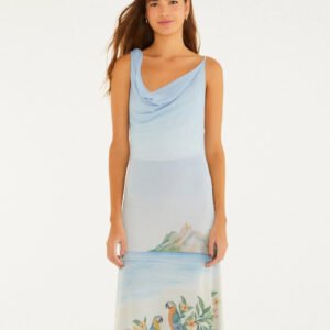 Vestido Tule Rio Antigo FARM